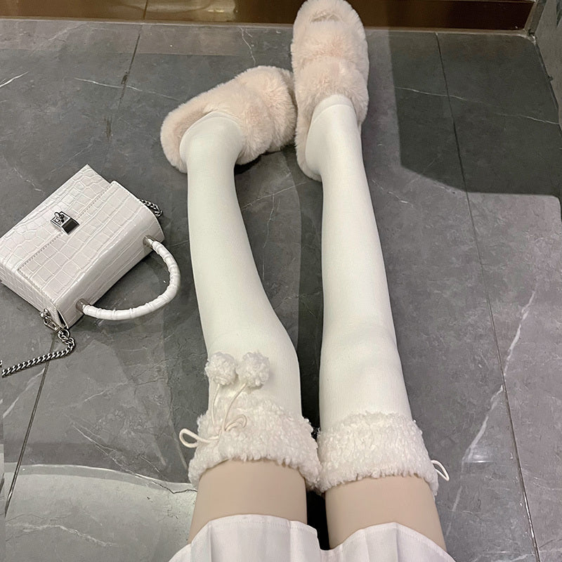 Chaussettes hautes en laine d’agneau Genovaᵀᴹ