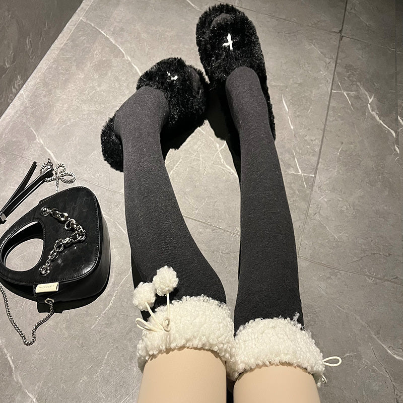Chaussettes hautes en laine d’agneau Genovaᵀᴹ