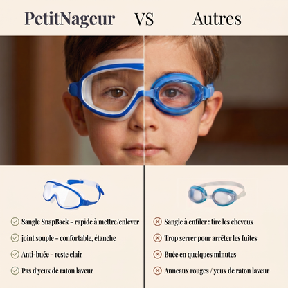lunettes de natation anti-UV + anti-bué